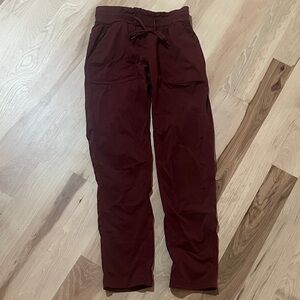 Lululemon Burgundy Pants size 2